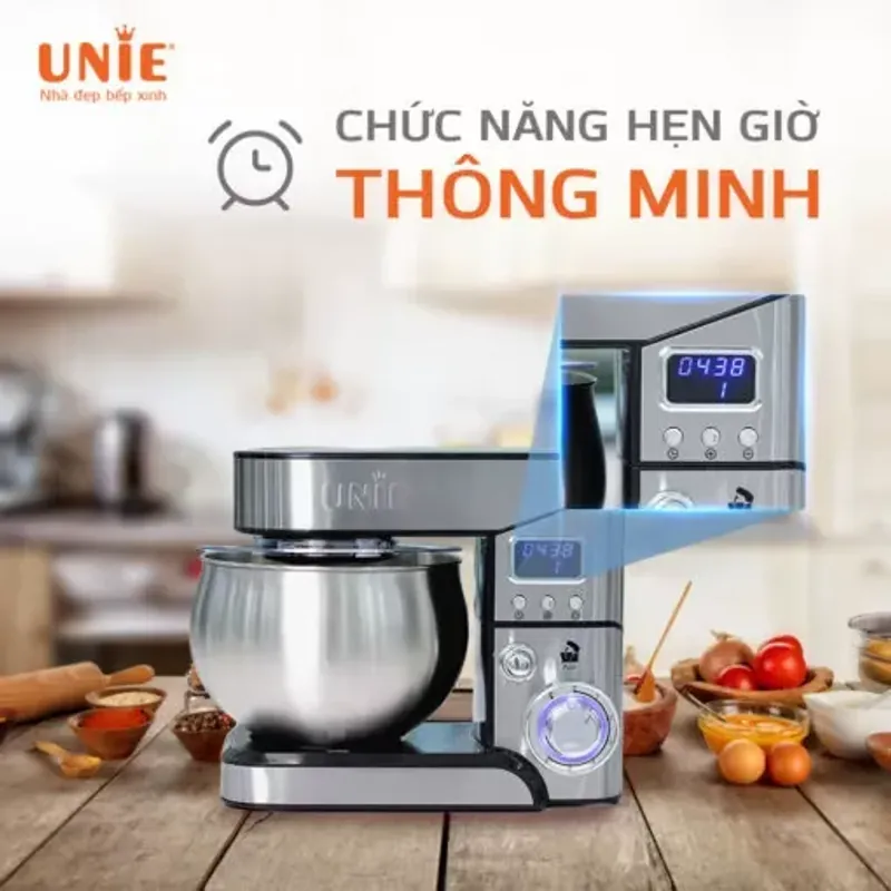 🍞 MÁY TRỘN BỘT ĐA NĂNG UNIE EM2 – Máy chạy mạnh – bột nhuyễn đều, mịn, dễ tạo hình. 💨 726280