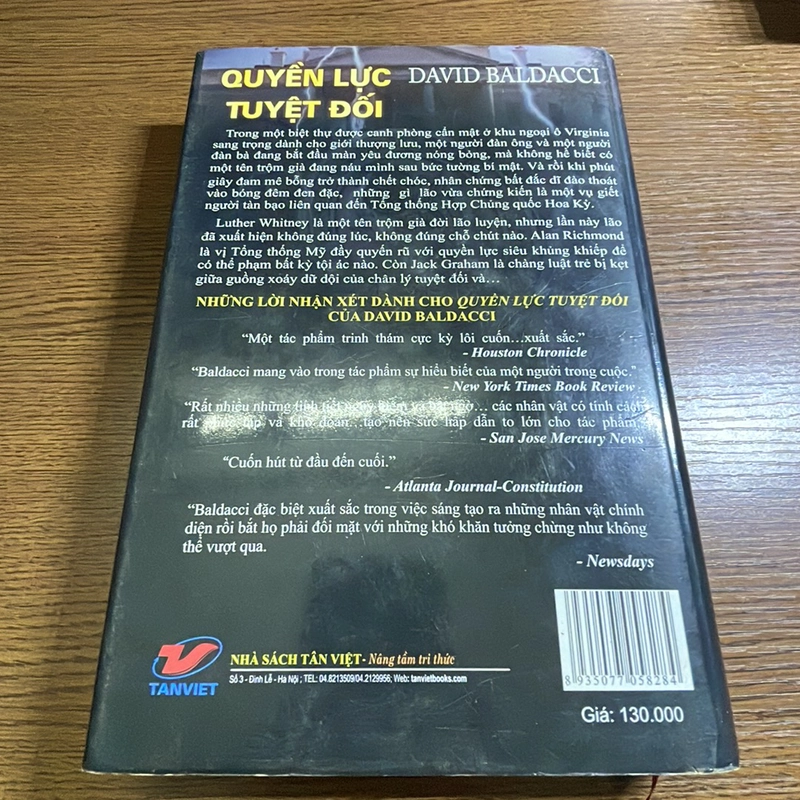 Quyền lực tuyệt đối David Baldacci 370504
