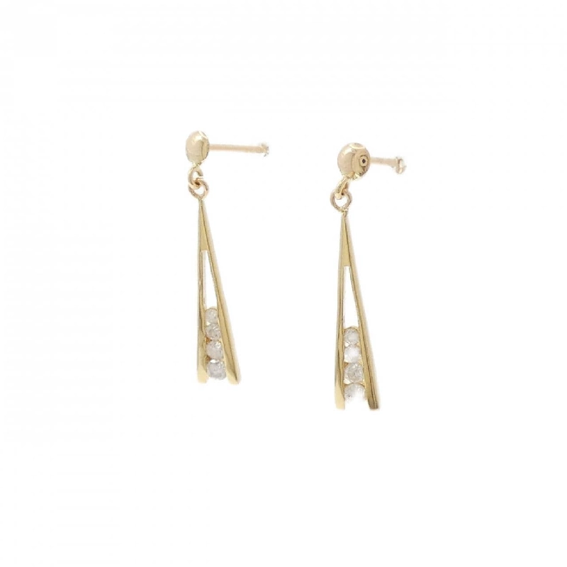 K18YG Bông tai kim cương 0.196CT - Hàng hiệu Chính hãng 867758