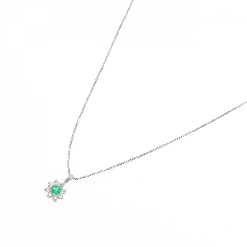 Dây chuyền ngọc lục bảo PT900/PT850 0.10CT - Hàng hiệu Authentic 858621