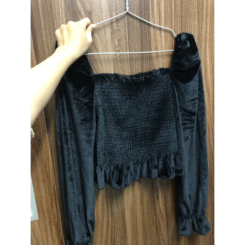 Áo trễ vai tay dài size S 731288