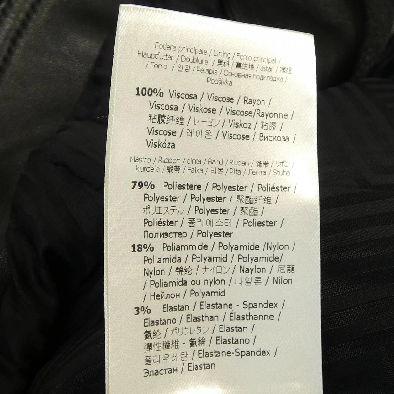 FENDI FPJ706 NBA Áo khoác da biker - Hàng hiệu Authentic 821671