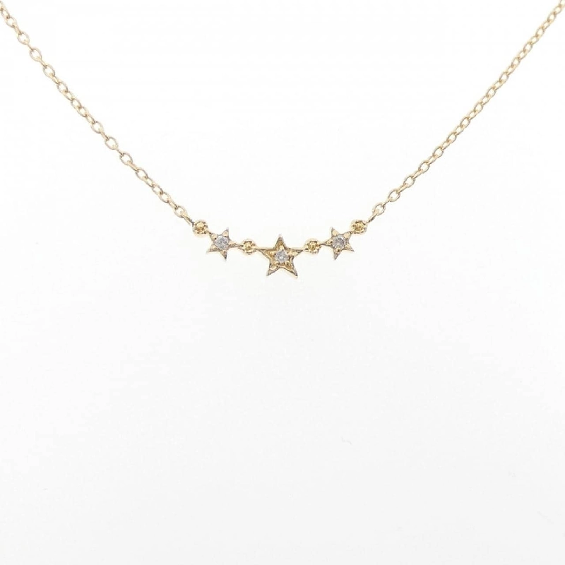 K18YG Ngôi sao Kim cương Dây chuyền 0.01CT - Hàng hiệu Chính hãng 860786