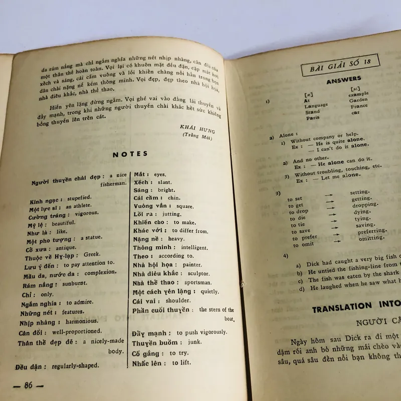 KHẢO SÁT VÀ LUYỆN DỊCH ANH VĂN – Gs. Nguyễn Văn Ngải - 243 trang, NXB: 1961 718086