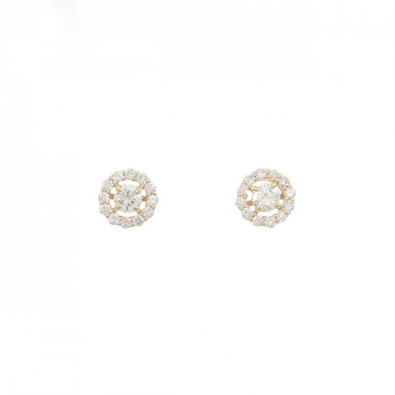 K18YG Bông tai kim cương 0.40CT - Hàng hiệu Chính hãng 866972