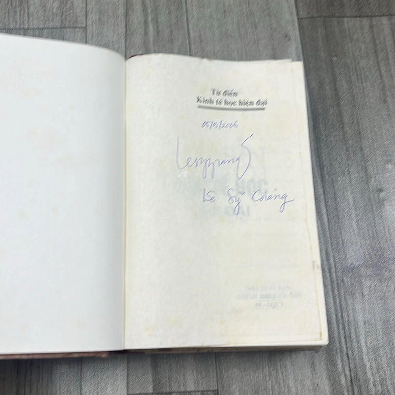 Từ điển kinh tế học hiện đại. 1a1 527745