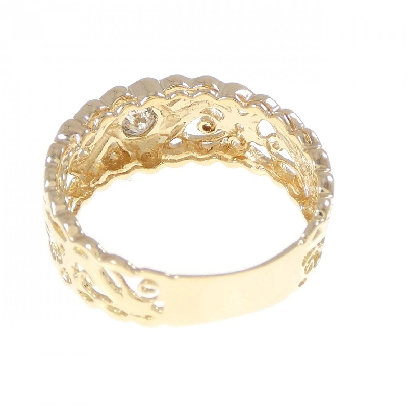 Nhẫn kim cương K18YG 0.14CT - Hàng hiệu Chính hãng 854583