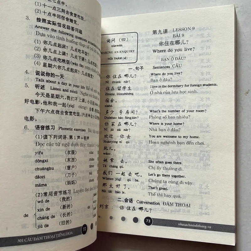 301 câu đàm thoại Tiếng Hoa 925490