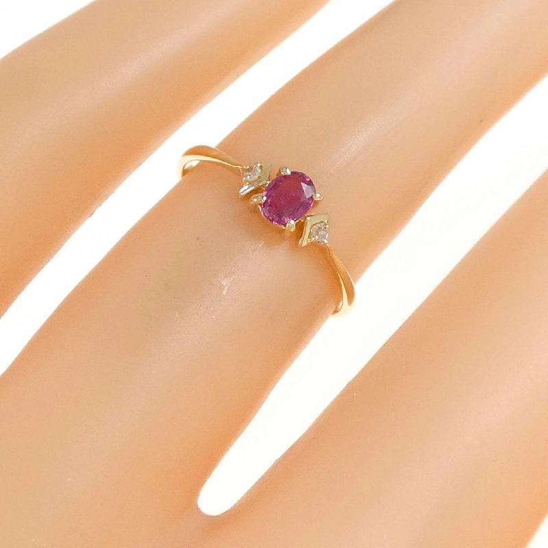 Nhẫn ruby K18YG 668645