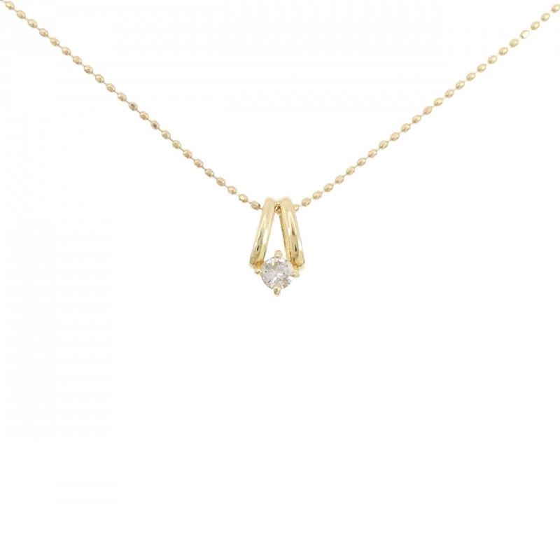 Dây chuyền kim cương K18YG 0.10CT - Hàng hiệu Chính hãng 863351