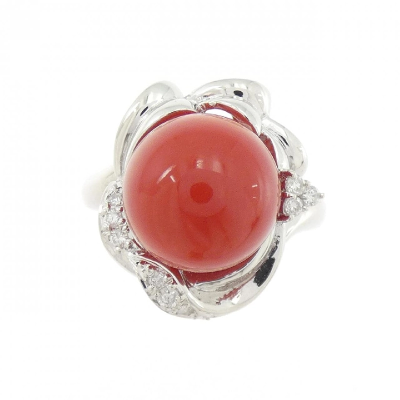 Nhẫn San Hô PT900 11.2mm - Hàng hiệu Chính hãng 852542