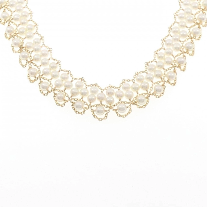 K18YG Ngọc trai Akoya Dây chuyền - Hàng hiệu Chính hãng 857809