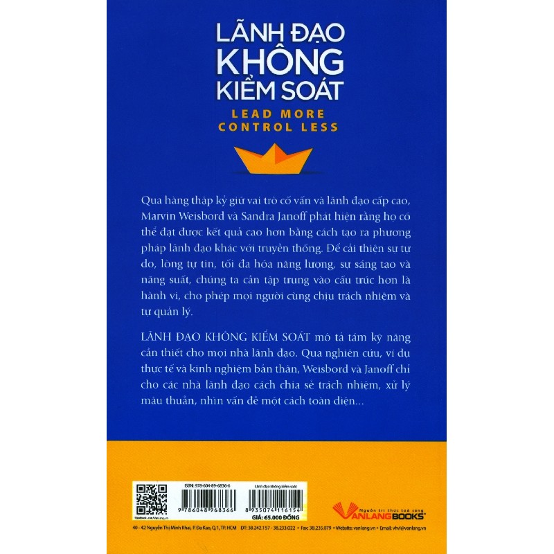 Lãnh Đạo Không Kiểm Soát - Marvin Weisbord 160147