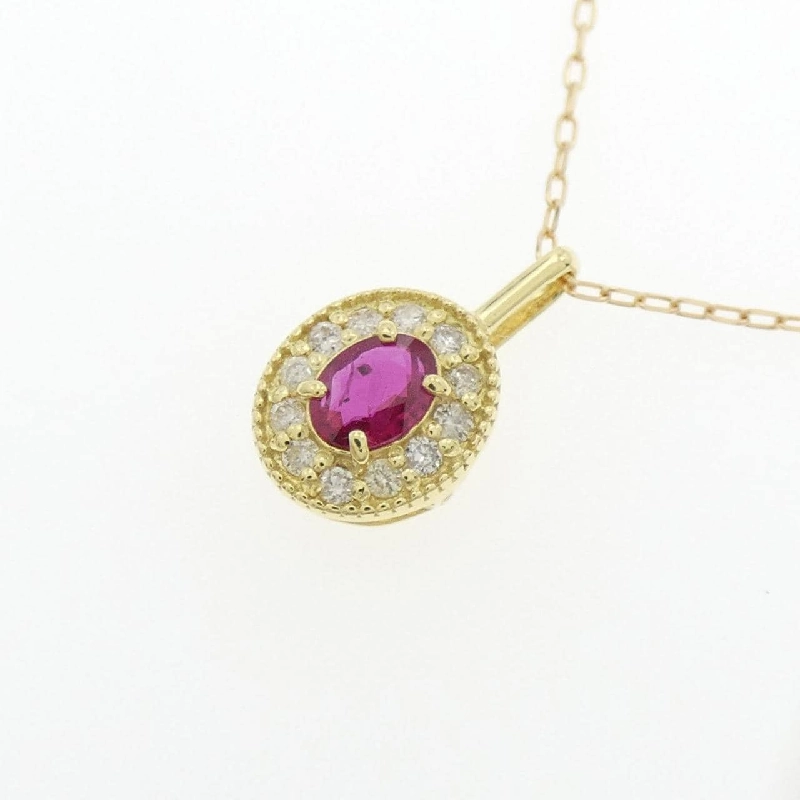 K18YG Nhẫn Ruby 0.11CT - Hàng hiệu Chính hãng 868497