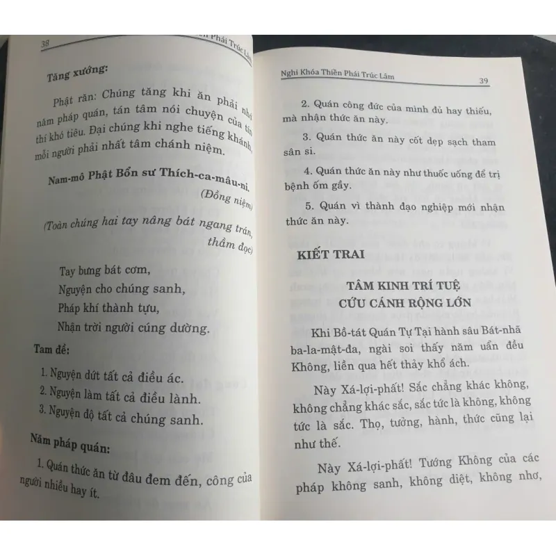 Nghi Khóa Thiền Phái Trúc Lâm - Thiền Tông Việt Nam mới 90% 695759