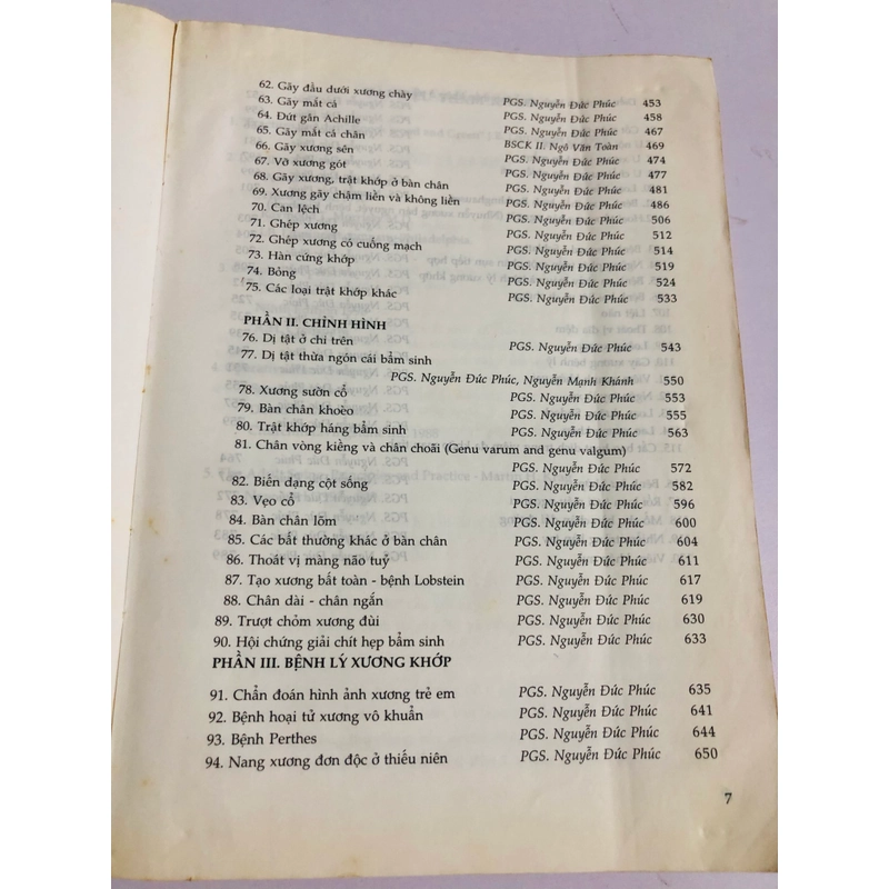 CHẤN THƯƠNG CHỈNH HÌNH  539411
