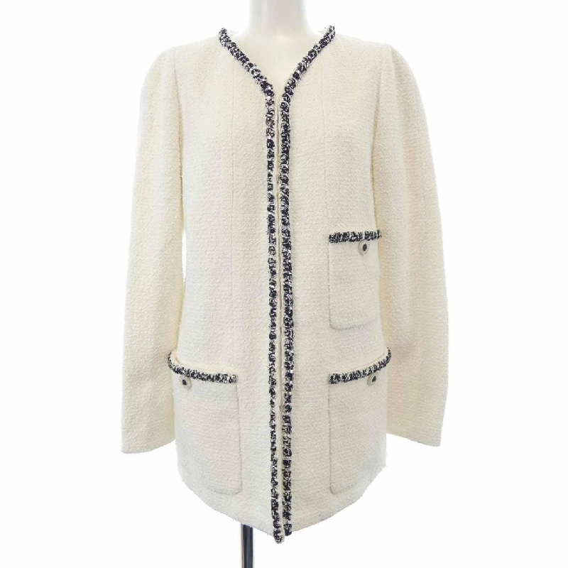 Jacket không cổ CHANEL - Hàng hiệu Authentic 824527