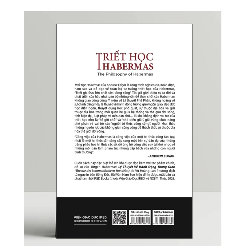 TRIẾT HỌC HABERMAS ( bìa cứng ) 498009