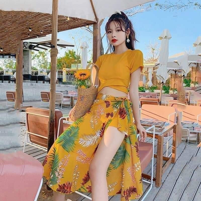 ❤️❤️ Bộ bơi 3 mảnh kèm khăn voan 8107 ❤️❤️ 80468