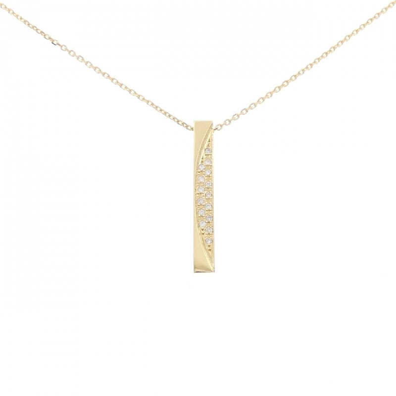 K18YG Dây chuyền kim cương 0.10CT - Hàng hiệu Chính hãng 859611