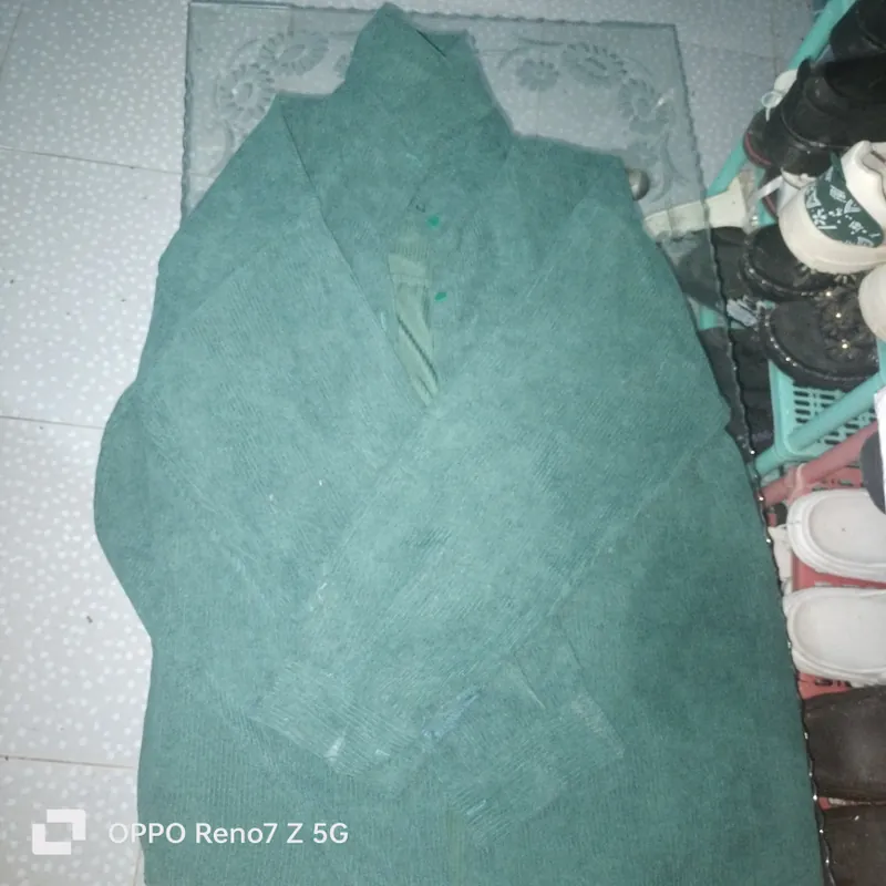 Áo somi dài tay nhung tăm 603398