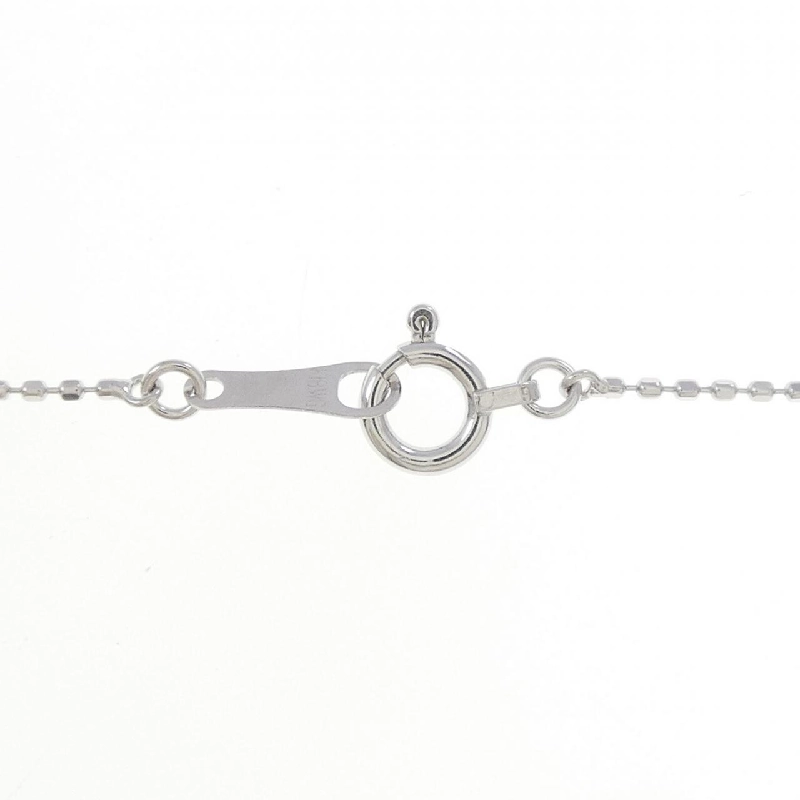 K18WG Dây chuyền kim cương chéo 0.05CT - Hàng hiệu Authentic 859625