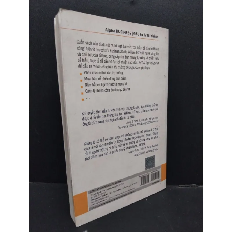 [Phiên Chợ Sách Cũ] 24 Bài học sống còn để đầu tư thành công trên thị trường chứng khoán2017 2303 425284