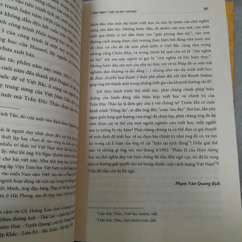 HÀNH TRÌNH CỦA TRẦN ĐỨC THẢO - JOCELYN BENOIST, MICHEL ESPAGNE (BÙI VĂN NAM SƠN DỊCH) 1021882