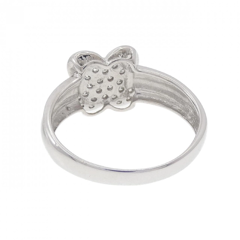 Nhẫn kim cương hoa K18WG 0.20CT 670061