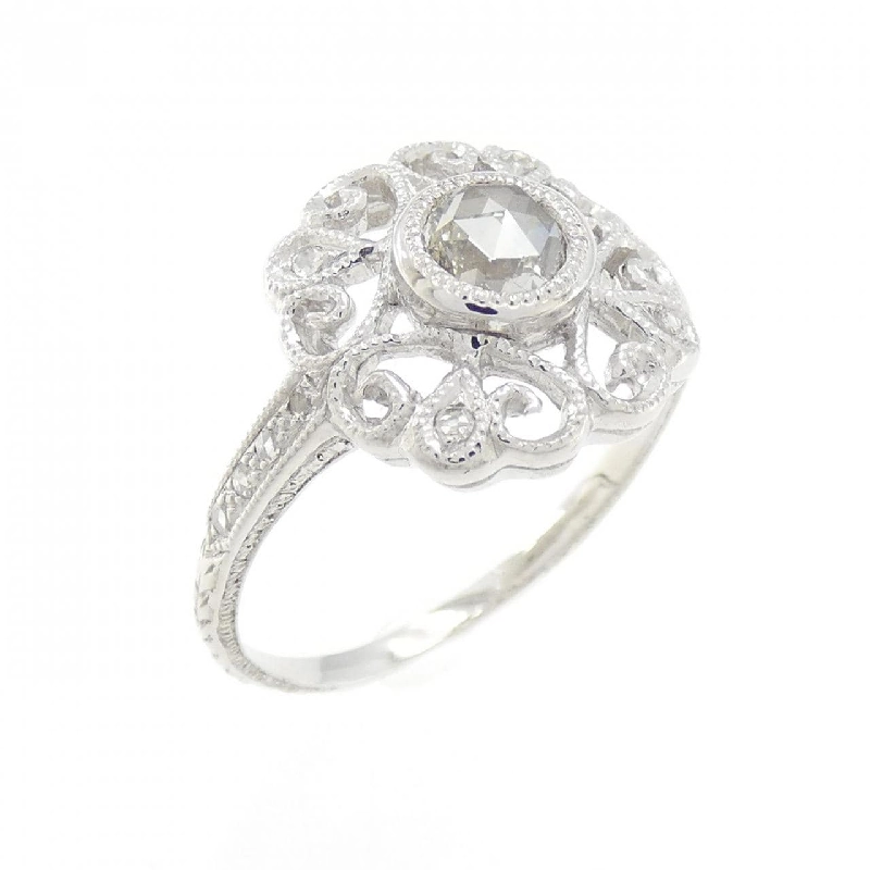 Nhẫn kim cương 750WG 0.27CT 672656