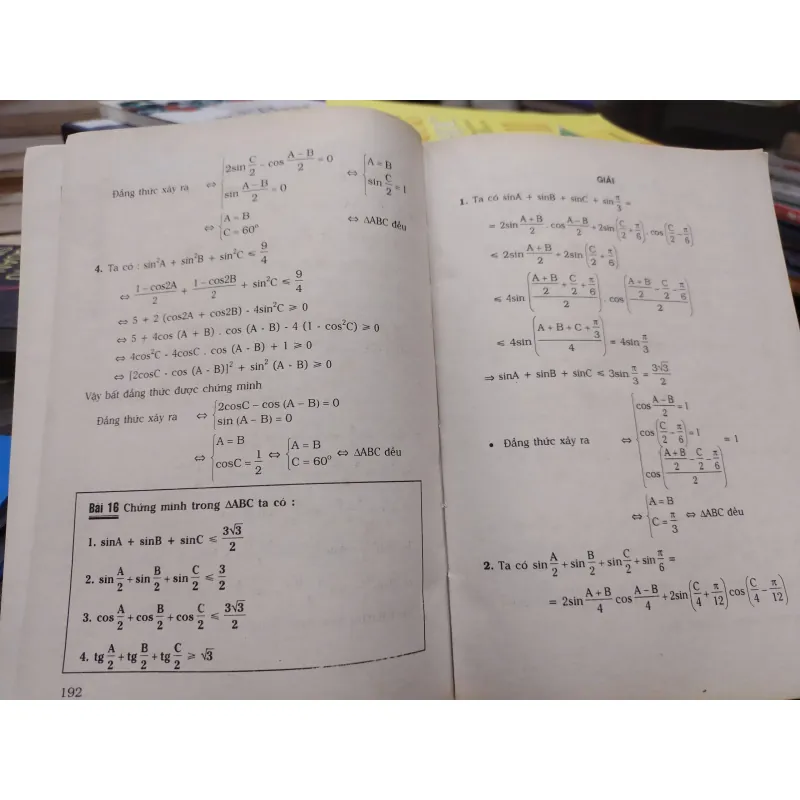 Sách: Bài tập cơ bản và nâng cao Đại Số - Giải tích lớp 11 (A2) 606007