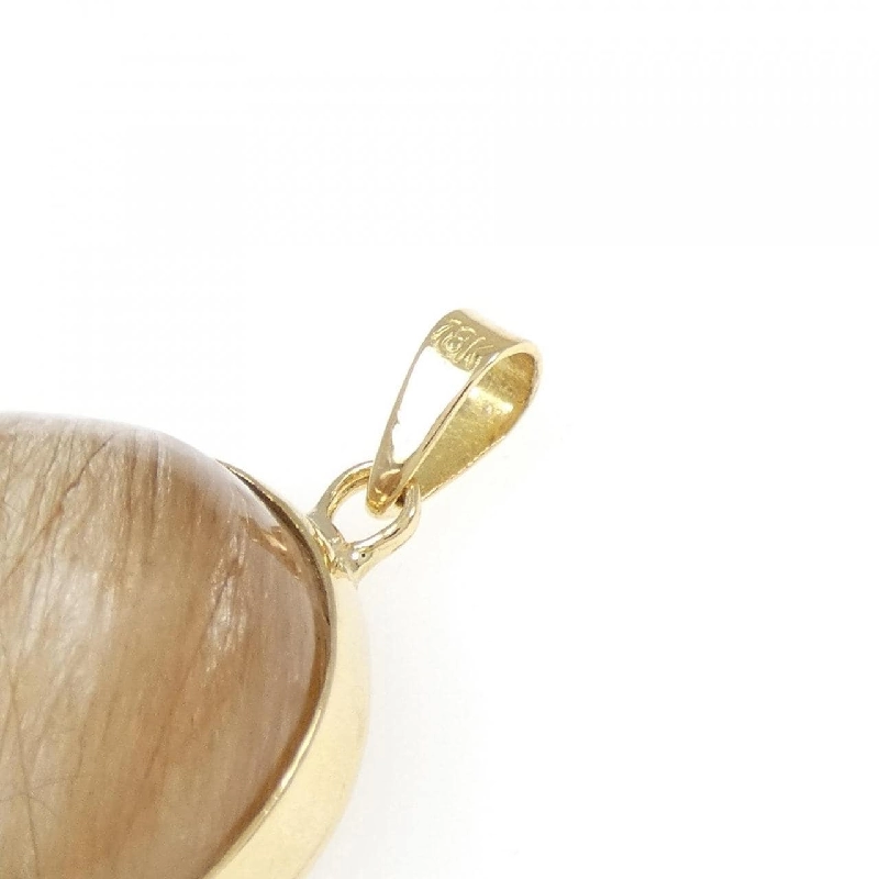 Mặt dây chuyền đá thạch anh rutile 18KYG - Hàng hiệu Authentic 866327