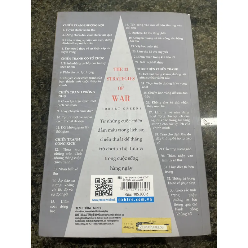 33 chiến lược của chiến tranh Robert Greene 720100