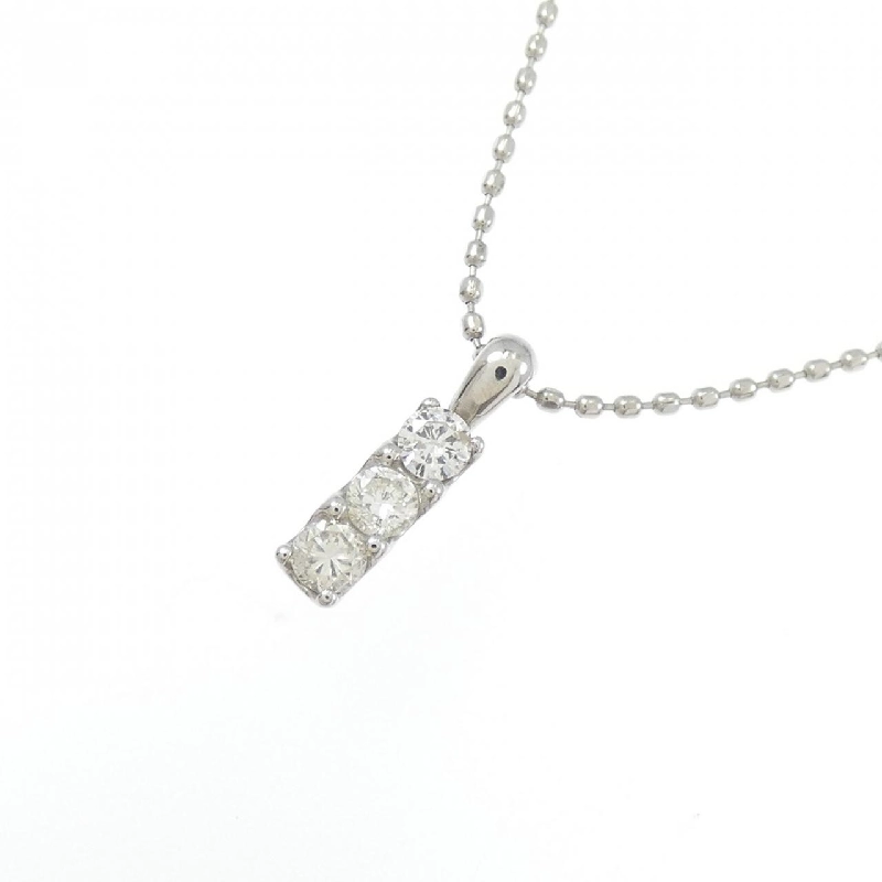 Dây chuyền kim cương ba viên PT900/PT850 0.15CT - Hàng hiệu Chính hãng 861458