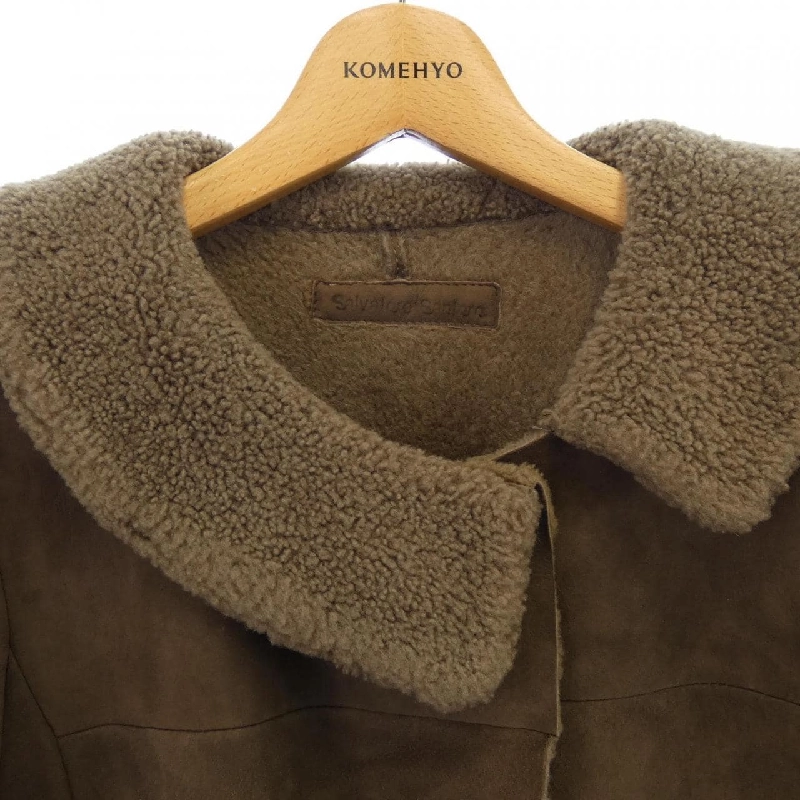 【Mã giảm giá】Áo khoác lông cừu Salvatore Santoro 636300