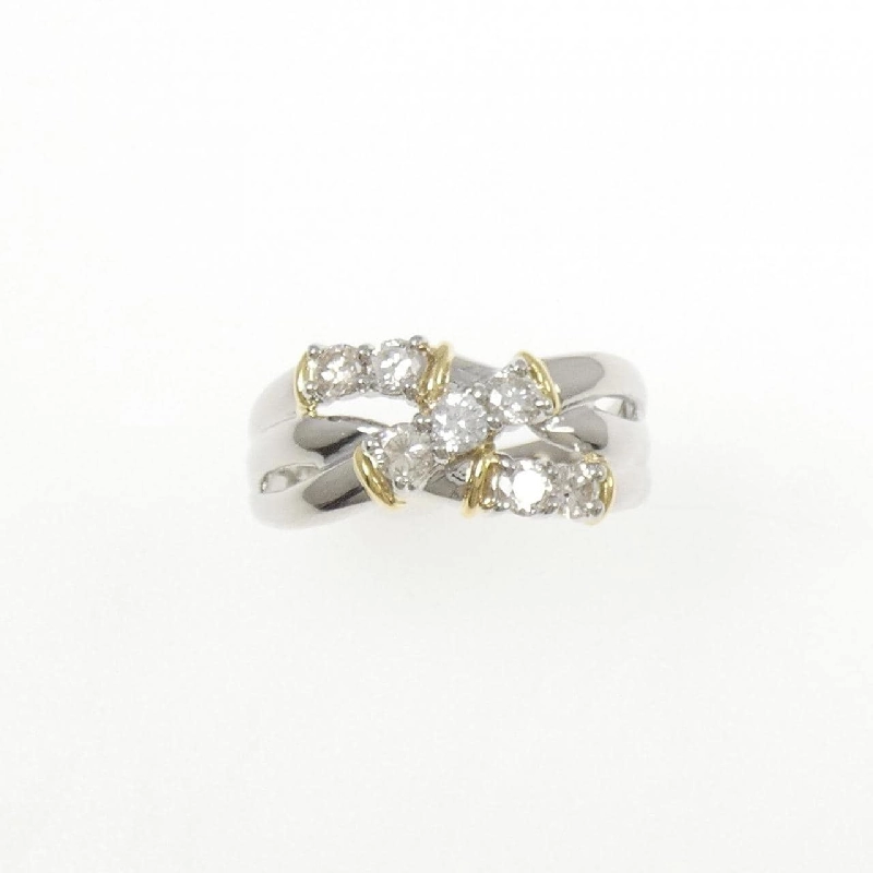 Nhẫn kim cương PT900/K18YG 0.54CT - Hàng hiệu Authentic 848172