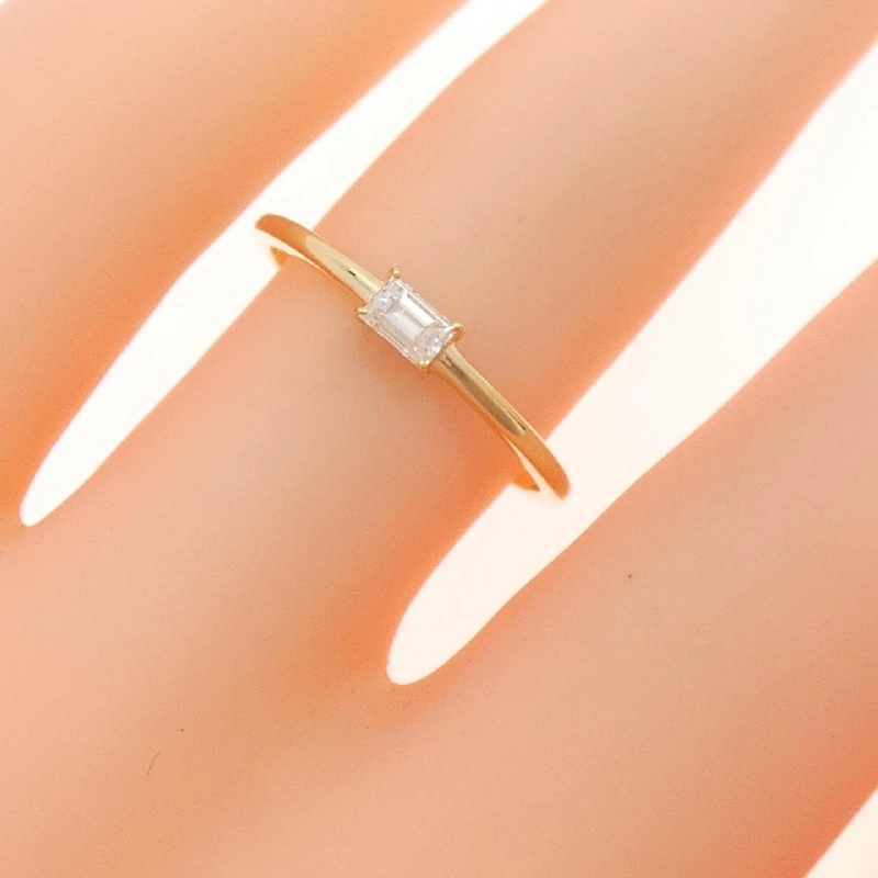 Nhẫn kim cương K18YG 0.10CT - Hàng hiệu Authentic 860442