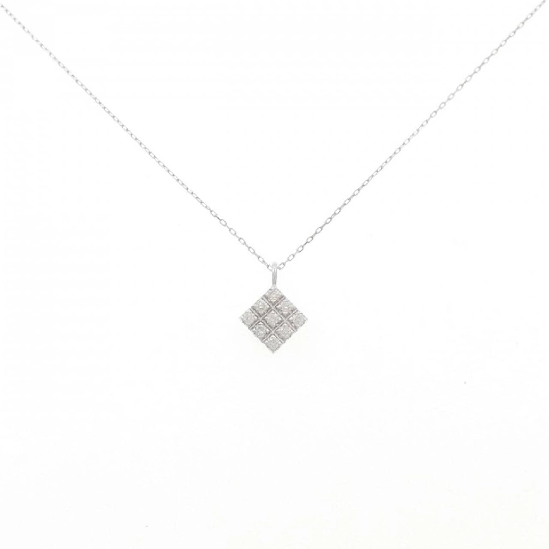 K18WG Dây chuyền kim cương 0.10CT - Hàng hiệu Chính hãng 858788