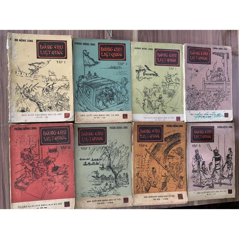 Đông chu liệt quốc, 8 tập, Phùng Mộng Long, Nguyễn Đỗ Mục dịch 601393