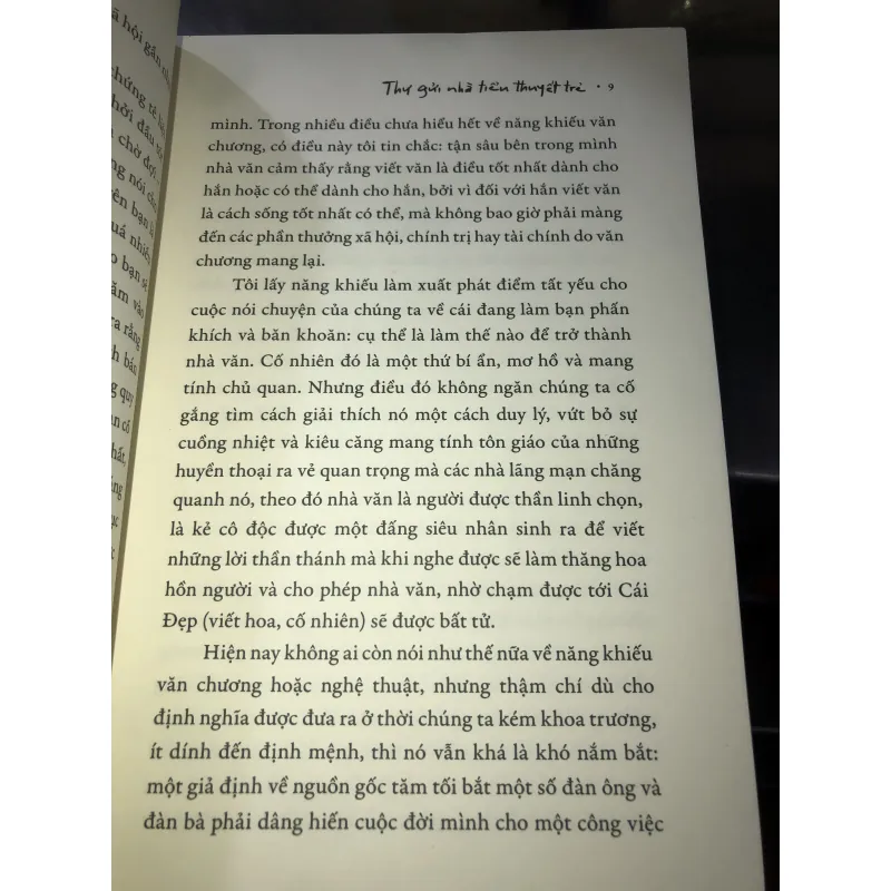 Thư gửi nhà tiểu thuyết trẻ - Maria Vargas Llosa 1027073