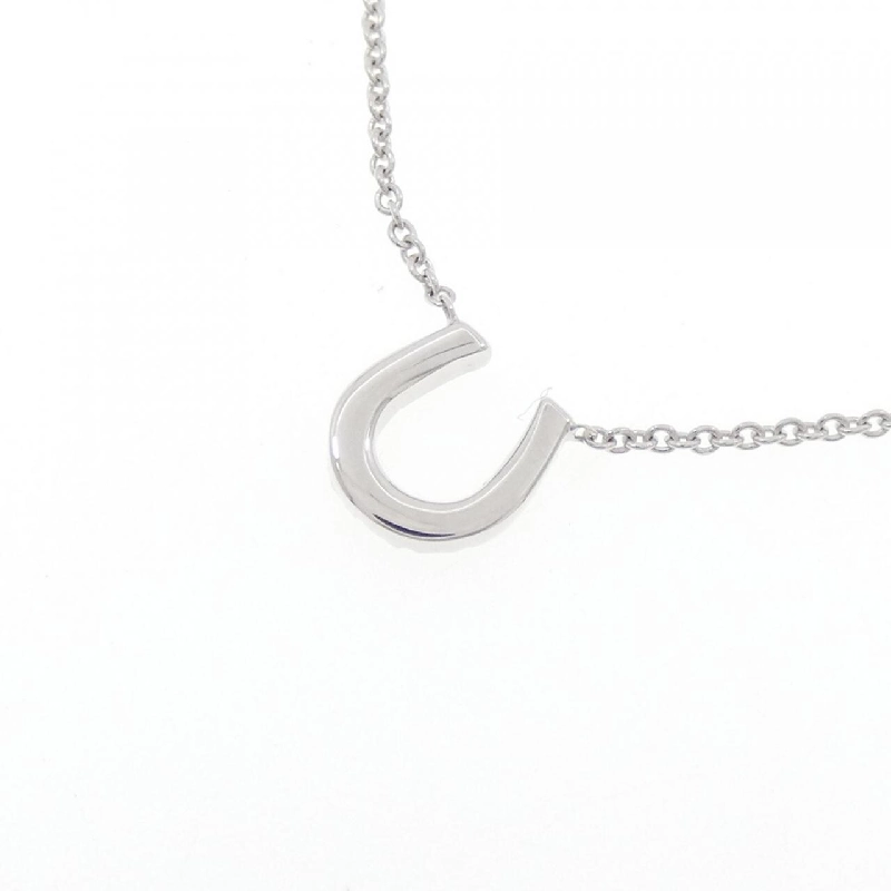 Dây chuyền kim cương hình móng ngựa 14KTWG - Hàng hiệu Authentic 858247