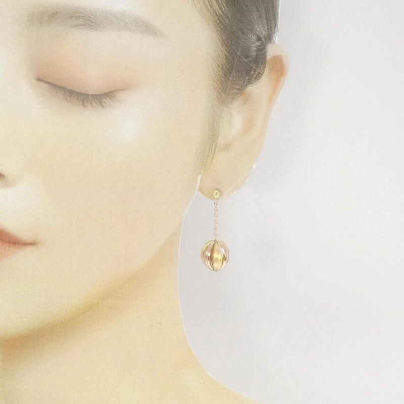 K18YG/K18PG Bông tai - Hàng hiệu Authentic 872982