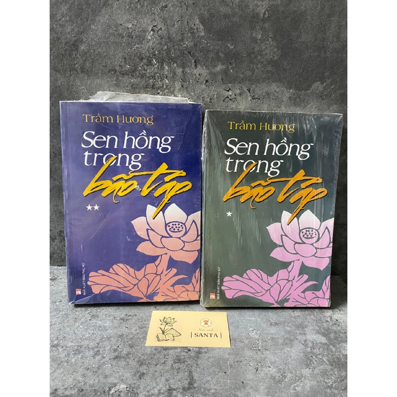 Sen hồng trong bão tâp (bộ 2 tập)- Trầm Hương- sách lưu kho chưa qua sd,độ mới 95% Sách văn học STB0302 909061