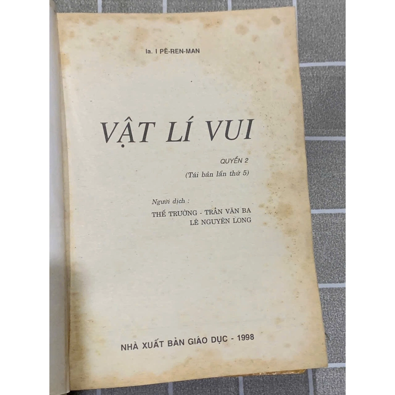 Vật lý vui - 2 tập - tái bản lần 1 431563