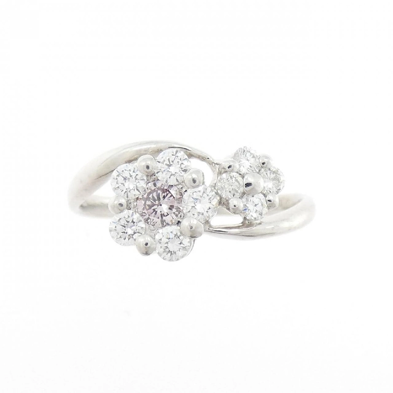 Nhẫn kim cương hồng PT900 hoa 0.102CT - Hàng hiệu Authentic 851638