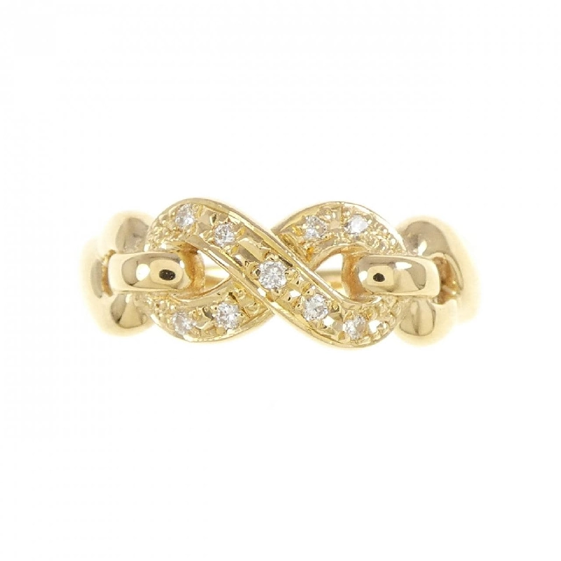 Nhẫn kim cương K18YG 0.05CT 670049