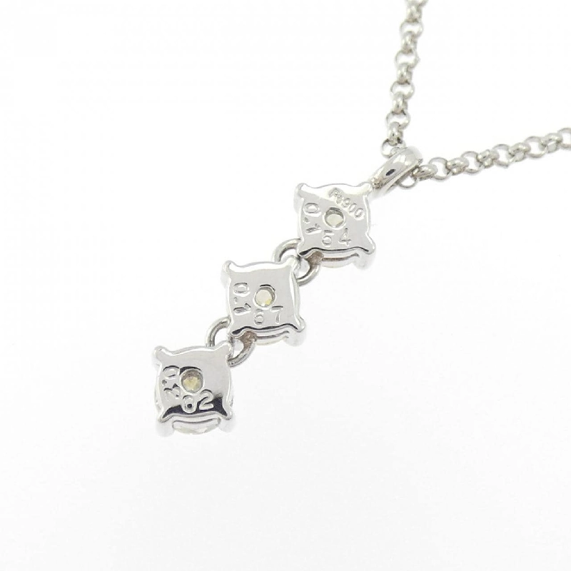 Dây chuyền kim cương ba viên PT900/PT850 0.523CT - Hàng hiệu Chính hãng 861112