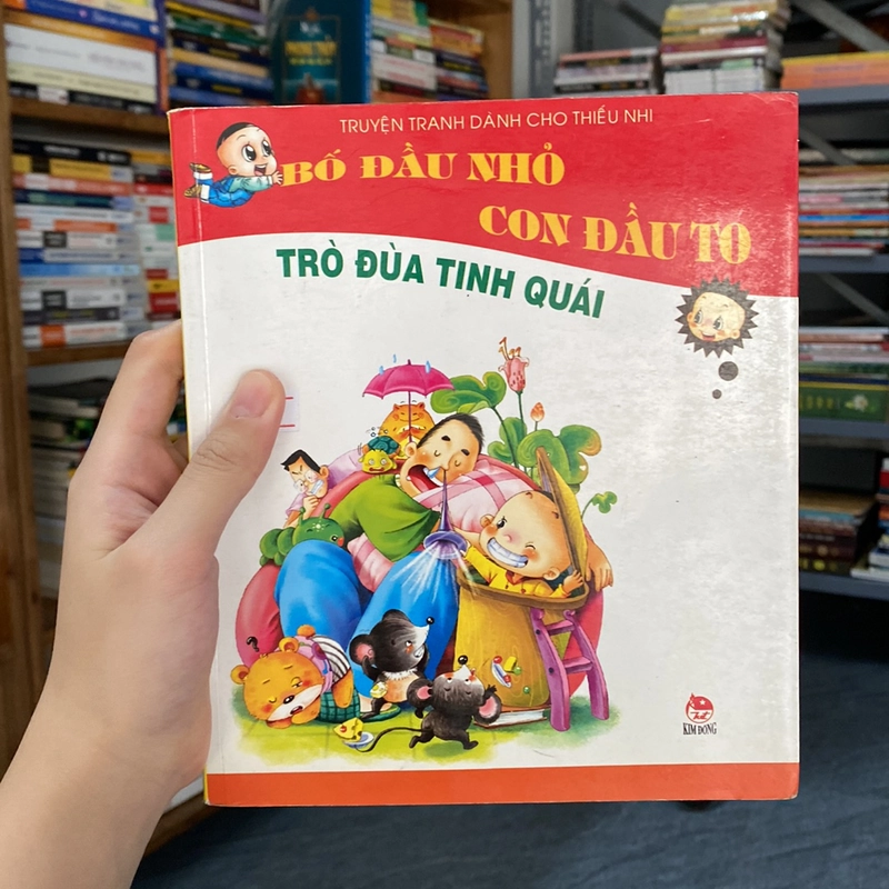  Trò đùa tinh quái -Bố đầu nhỏ con đầu to 529271