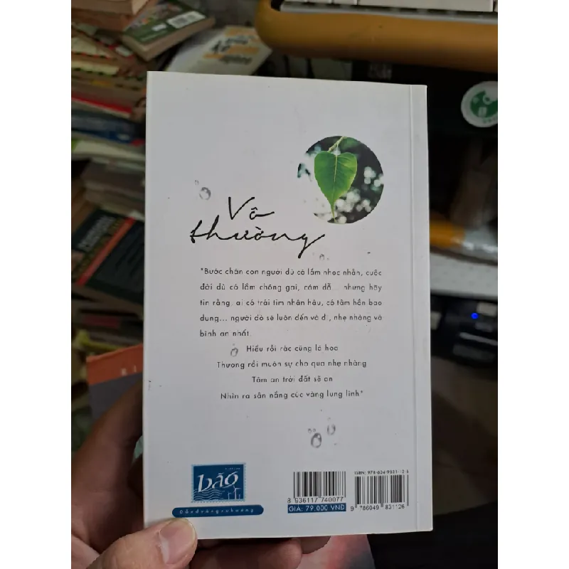 Vô thường Nguyễn Bảo Trung mới 90% 2019 Văn học Việt Nam VAVO1709 560209