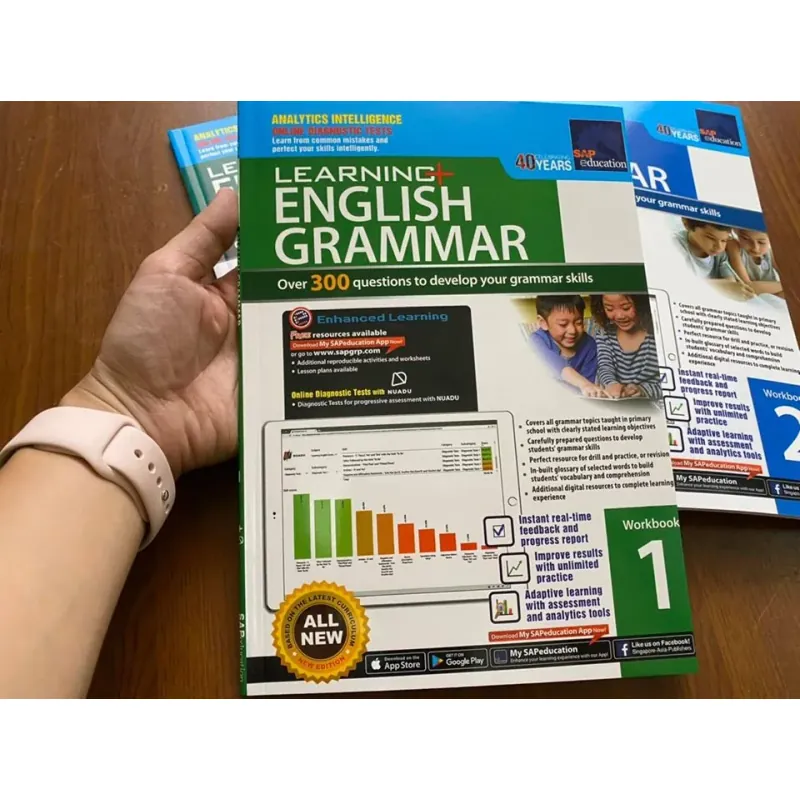 Learning English grammar (Sách nhập) - 6 quyển 759589